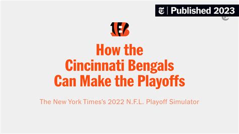 How the Cincinnati Bengals Can Make the Playoffs: Through .